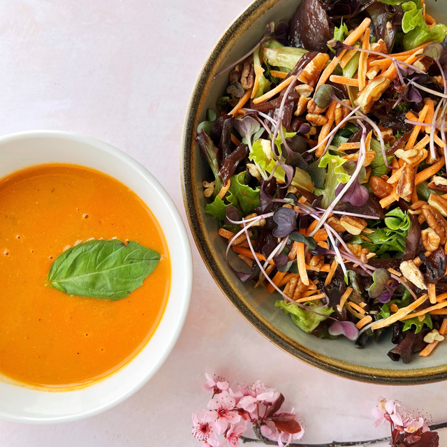 Entree Soup & Salad.